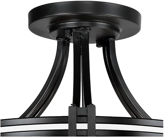 Possini Euro Design Deco Modern Close to Ceiling Light Semi Flush Mount Fixture 16" Wide Oil Rubbed Bronze Brown Marbleized Glass Bowl Shade Bedroom Hallway Living Room Dining Room Bathroom Kitchen