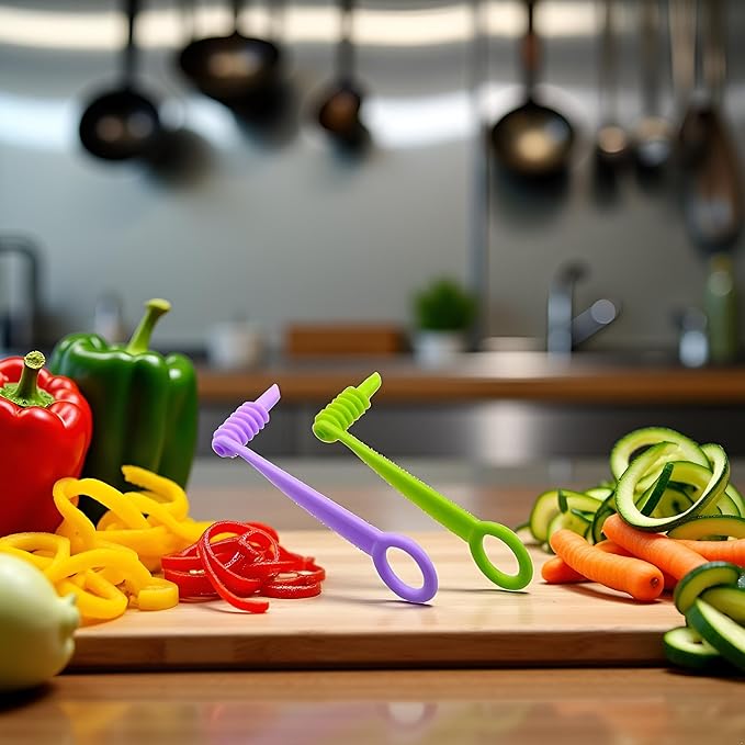 1Pc Green Spiral Slicer Blade Hand Slicer Cutter Potato Cucumber Vegetables Spiral Knife Kitchen Accessories Tool,Manual Spirals Screw Slicers Peelers Kitchen and Dining,Graters,Peelers and Slicers