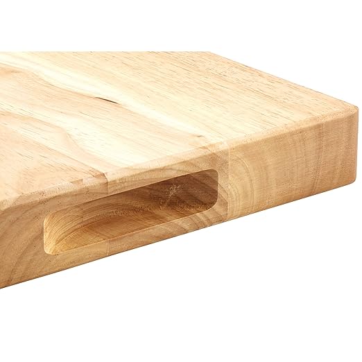 Winco WCB-1824 Wooden Cutting Board, 18-Inch by 24-Inch by 1.75-Inch, Medium, Tan