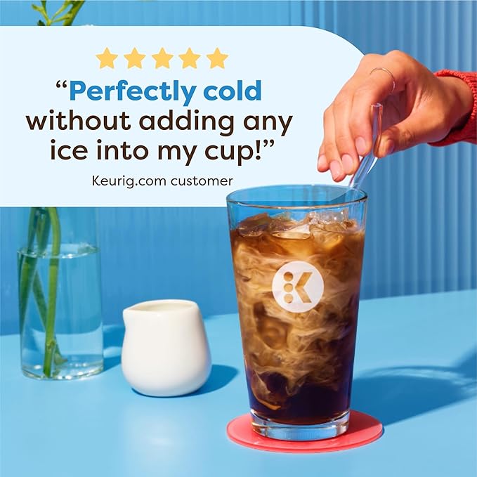 Keurig K-Brew + Chill Iced & Hot Single Serve Coffee Maker with QuickChill & MultiStream Technology, 70oz Reservoir, Strong Brew, Holiday Gift Favorite