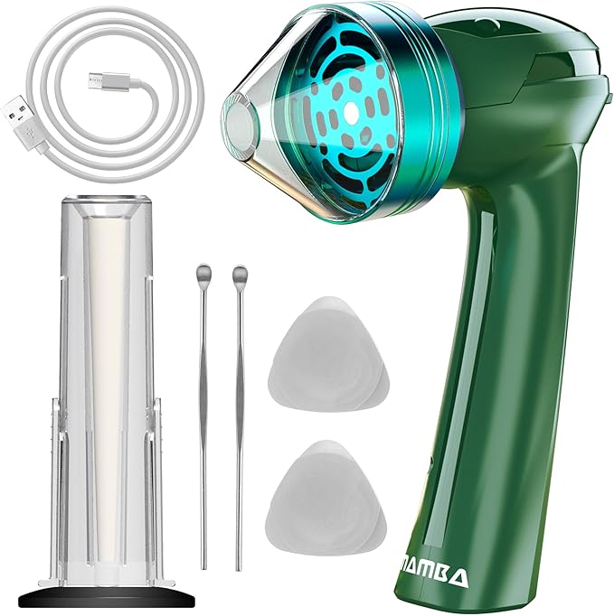 Mamba Electric Herb Grinder, 2g Spice Grinders with Loading Tool, USB Rechargeable & Portable Metal Mill for Herbs and Kitchen,Mamba Loader XL
