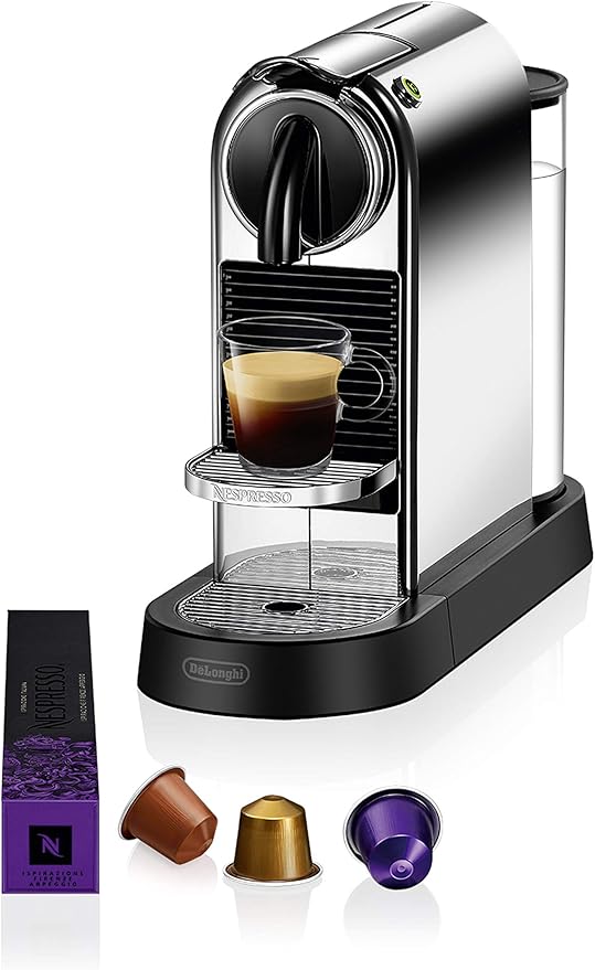 Nespresso CitiZ Espresso Machine by De'Longhi, Chrome