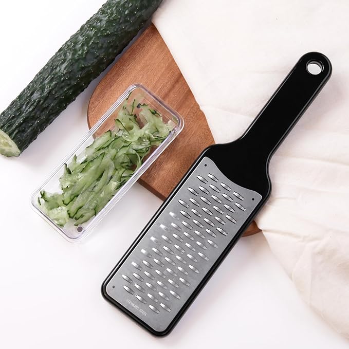 LHS Cheese Zester Ribbon Blade for Hard Cheese, Apple, Carrot, Zucchini and Chocolate, Stainless Steel Kitchen Tool Zester