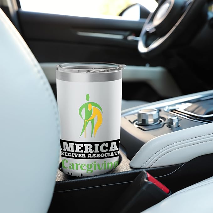 Caregiving Is All About Heart (Official ACA Merch) Stainless Steel Insulated Tumbler