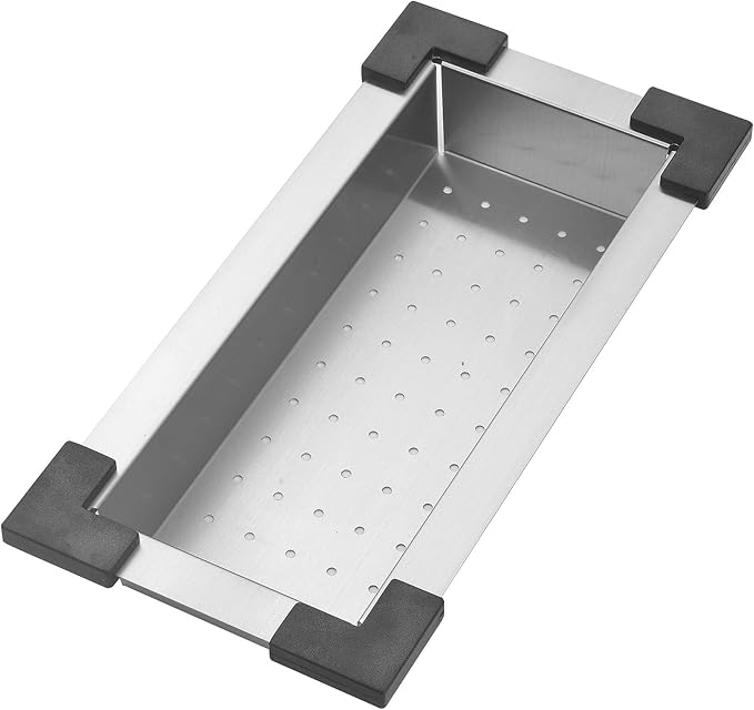 STARSTAR Workstation Ledge Undermount Single Bowl 304 Stainless Steel Kitchen Sink, With Grid, Colander, Cutting Board (30 x 19)