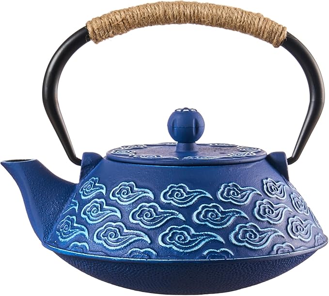 PARACITY Cast Iron Teapot Japanese 800ml/27oz, Tea Kettle Pot for Stove Top, Tea Pot with Stainless Steel Infusers for Loose Tea, Boiling Hot Water Tea, Mothers Day Gifts from Daughter/Son