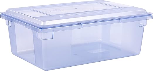 Carlisle FoodService Products 10622C14 StorPlus Color-Coded Food Box Storage Container Only, 12.5 Gallon, 26" x 18" x 9", Blue (Pack of 4)