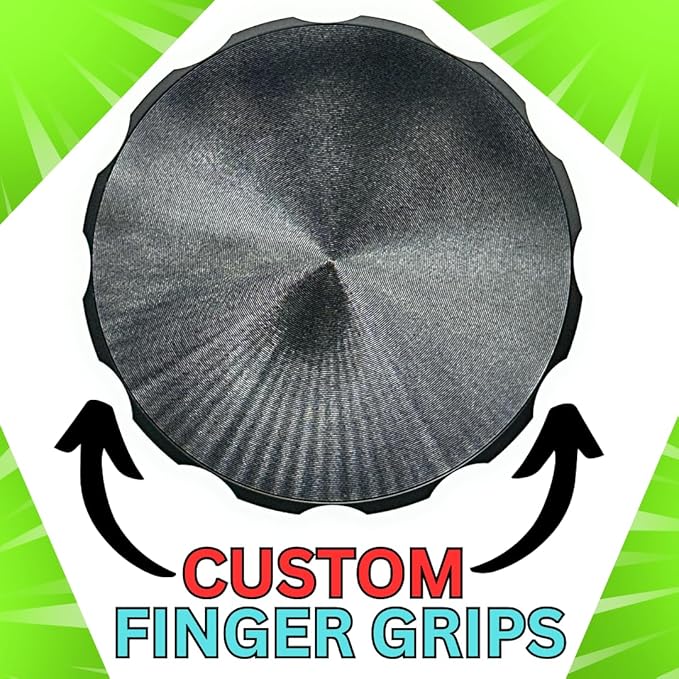Spice Grinder. 2.5 inch herb grinder with jar attached. Jar offers a larger storage capacity. Aluminum alloy top and teeth with glass bottom.