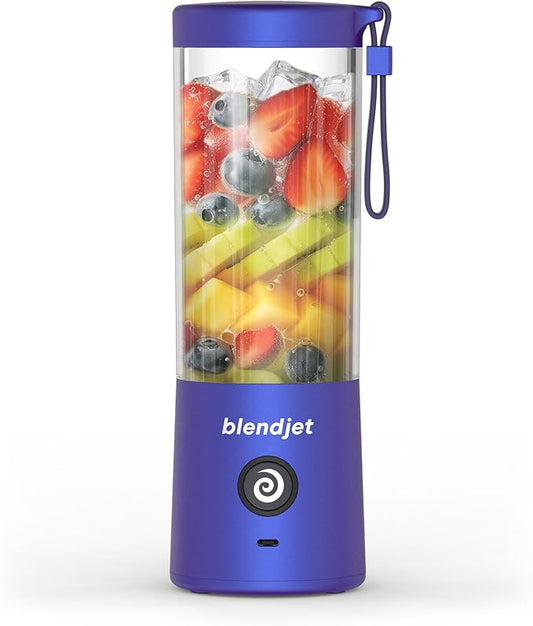 BlendJet 2 Portable Blender for Smoothies & Shakes - BlendJet Cordless Personal & Small Blender, USB-C Rechargeable & Self Cleaning - (Galaxy Metallic, 16 oz.)