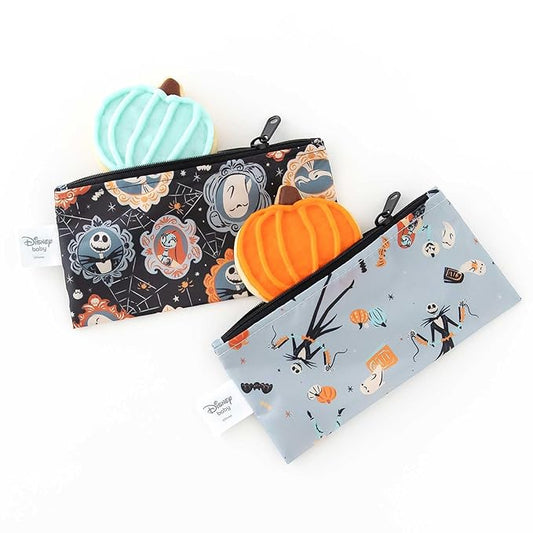 Bumkins Unisex Kid's Disney, E2 Nightmare Before Christmas-Sm, Snack Bag 2-pk