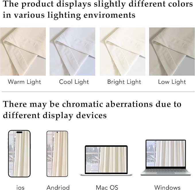 NICETOWN Ivory White Velvet Backdrops Curtains 10 ft Long for Christmas, Thermal Insulated Noise Reducing Extra Long Curtains for Large Door Windows, Back Tab with Pleat Tape (2 Panels, W52 x L120)