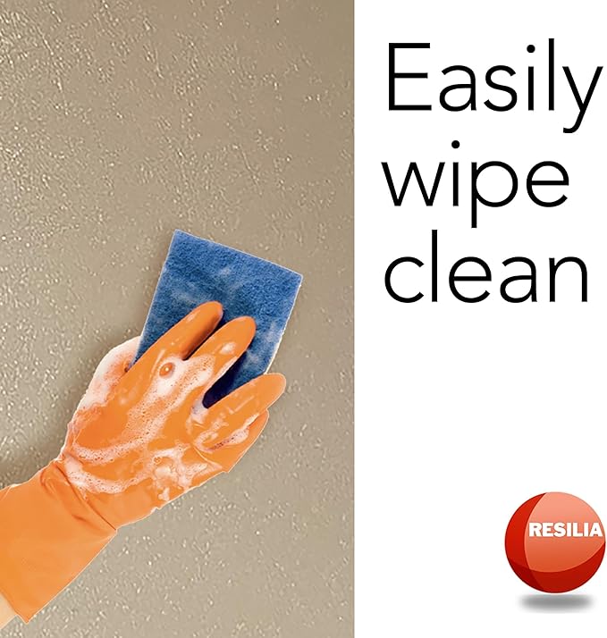 RESILIA Premium Under The Sink Mat- Large Universal Size, Cut to Fit Cabinets, Shelf & Drawer Liners, Thick Plastic Orange Peel Surface, 24 x 48 inches, Beige/Tan, Made in The USA