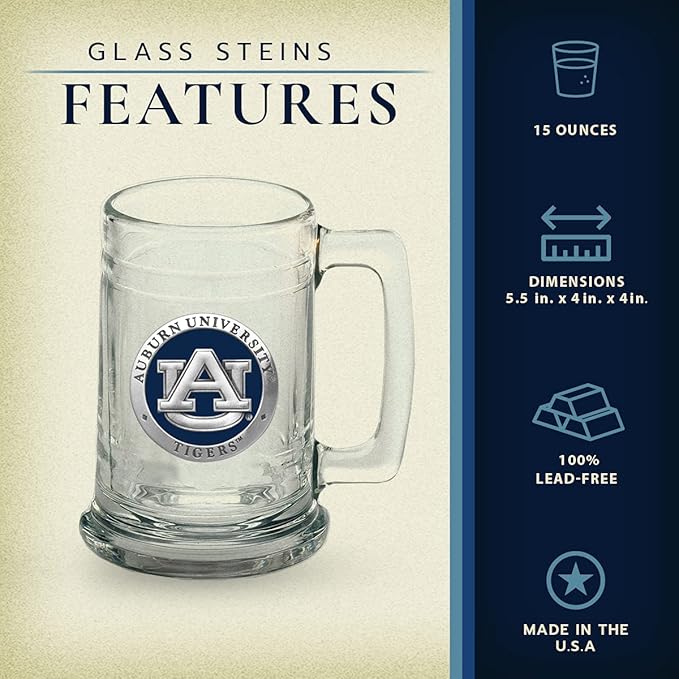 Heritage Pewter Auburn Tigers Stein