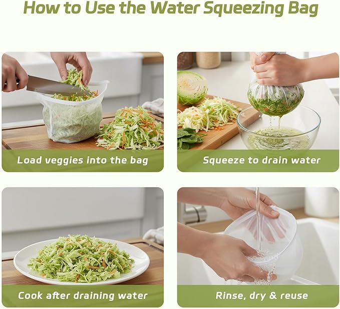 Cheese Cloth Filling Squeeze Nylon Bags, Bowl-shaped reusable nylon cheese cloth filter bag, Ultra Fine Mesh Strainer Bags, suitable for nut milk, juice, soy milk, dumpling fillings (3PCS)