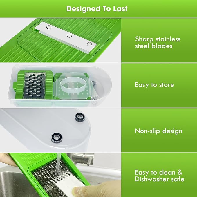 LHS Manual Food Processor Large Vegetable Chopper, 1002ML Pull String Chopper Garlic Mincer Onion Cutter for Veggies,Salad,Fruits, Nuts, BPA Free, WHITE