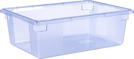 Carlisle FoodService Products 10622C14 StorPlus Color-Coded Food Box Storage Container Only, 12.5 Gallon, 26" x 18" x 9", Blue (Pack of 4)