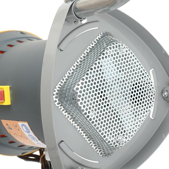 6.6gal Electric Grain Mill, Dry Food Mill, Farm Home Wheat Grinder for Spice Rice Feed Flour Cereals, w/ 5 Sizes Sieves & Tripod
