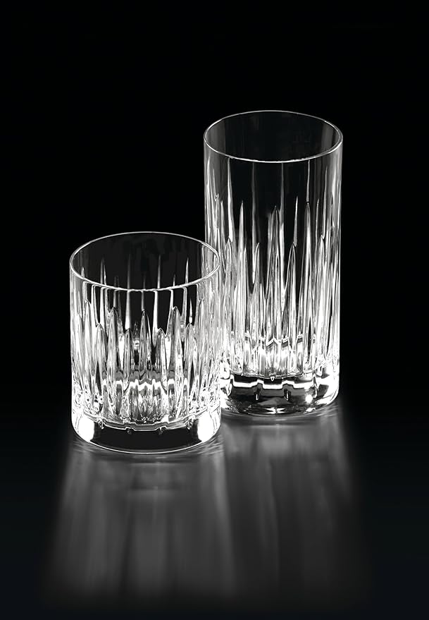 Reed & Barton Soho Crystal 4Pc Iced Beverage Glass Set, 5.90 LB, Clear