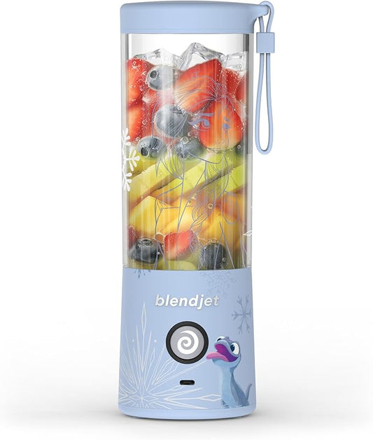 BlendJet 2 Portable Blender for Smoothies & Shakes - 16oz BlendJet Cordless Personal & Small Blender, USB-C Rechargeable & Self Cleaning - (Elsa)