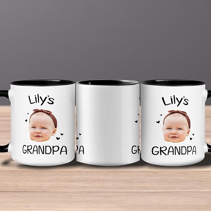 Personalized Dad to Papa Mug - Custom Est Year Coffee Mug for New Grandpa - First Time Grandfather Gift - Custom Grandparent - Keepsake for Him
