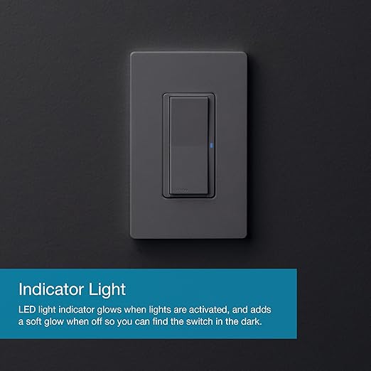 Lutron Claro Smart Light Switch for Caseta Lighting, for LED Lights, Fans, 5 Amp, Single-Pole/3-Way, Neutral Required, DVRF-5NSS-WH-9, White, 9 Pack