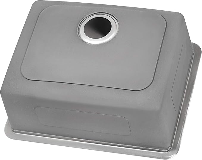 Ruvati 20-inch Undermount Bar Prep Kitchen Sink - 16 Gauge Stainless Steel Kitchen Sink Single Bowl with Brushed Finish hides scratches, Easy-to-Clean Undermount Sinks - RVM5020
