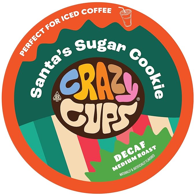 Crazy Cups Santa's Sugar Cookies DECAF 22ct