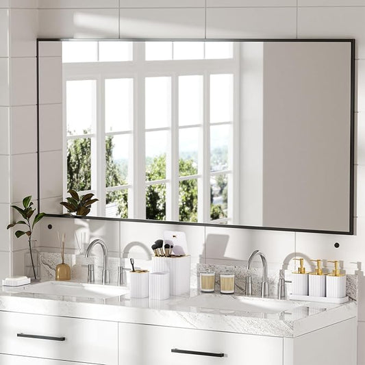 Bathroom Accessory Set - Bathroom Set, 12PC Bathroom Accessories Set, White Bathroom Accessories Set, Mini Trash Can, Toilet Brush, Trash Can & Soap Dispenser