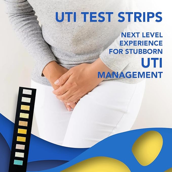 [URINIFY Essential] Mobile App Urine Test Strips and at Home UTI Test Strips, Kidney Test kit at Home, Hydration, Keto Test Strips, pH Test Strips, Liver Test, urinalysis Test, Protein, 12 Strips