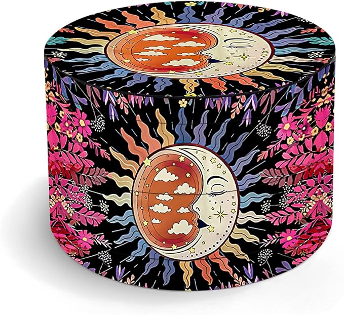 2.5 Inch Boho Grinder, Large Spice Grinder（The Sleeping Moon Pattern）