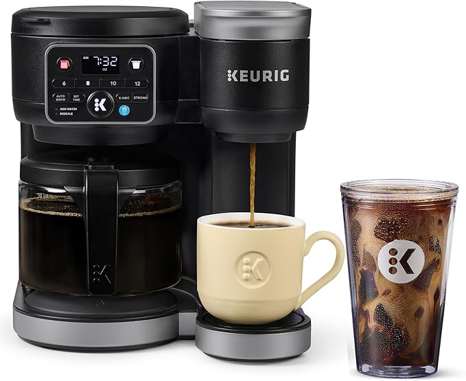 Keurig K-Duo Hot & Iced Single Serve & Carafe Coffee Maker – MultiStream Technology, 72oz Reservoir, Ideal for Holiday Hosting & Gift Giving (Gen 2)