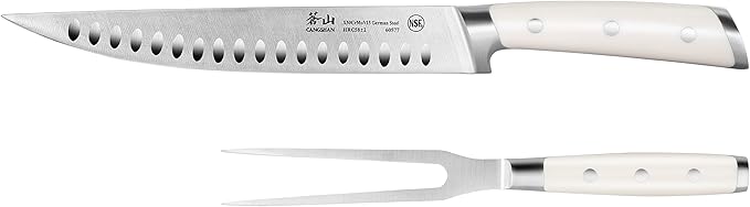 Cangshan S1 Series 61895 German Steel Forged 2-Piece Carving Set, Crème