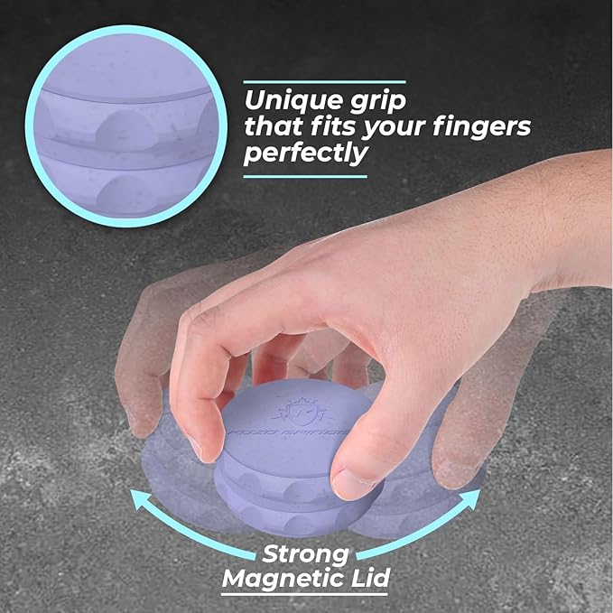 2.5" Grinder 2-Piece Strong Grip (Blue)