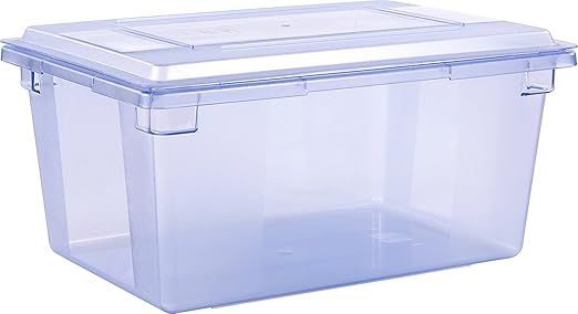 Carlisle FoodService Products CFS 10627C14 StorPlus Color-Coded Food Box Storage Container Lid Only, 26" x 18", Blue (Pack of 6)