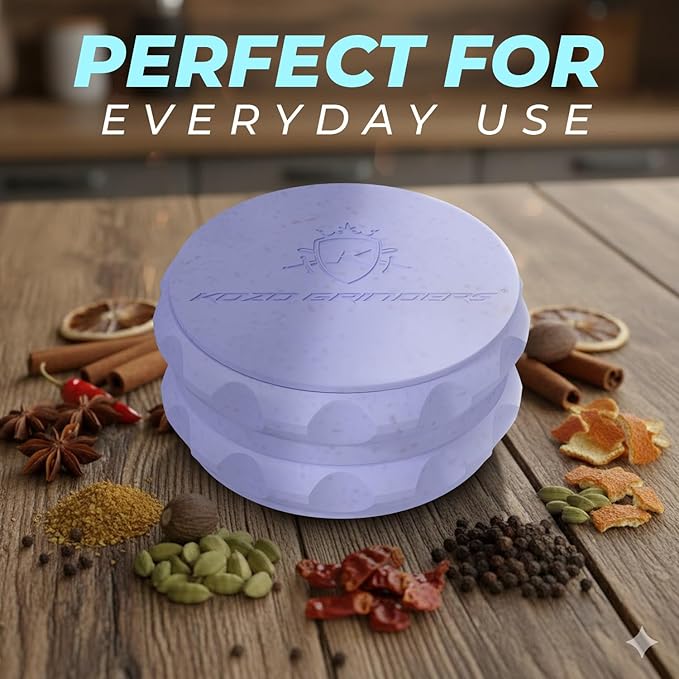 2.5" Grinder 2-Piece Strong Grip (Blue)