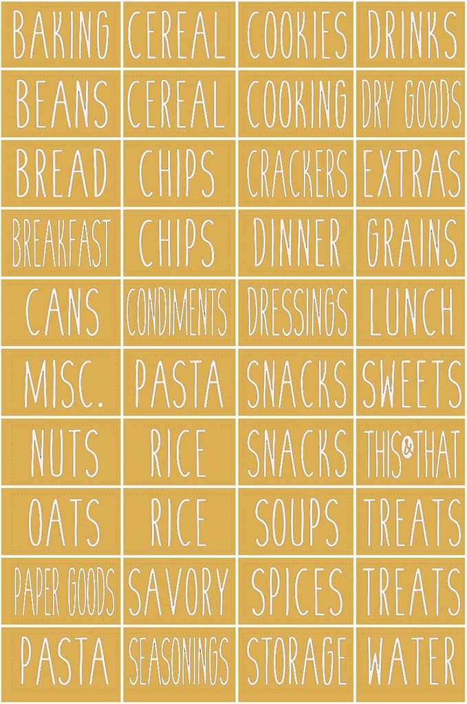 Talented Kitchen Basket Labels Clip-On Metal Label Holders - Black, 3.5 x 2.5 in, 8 Pack - Includes 40 Preprinted Bin & Shelf Tags for Storage Bins & Pantry Organization