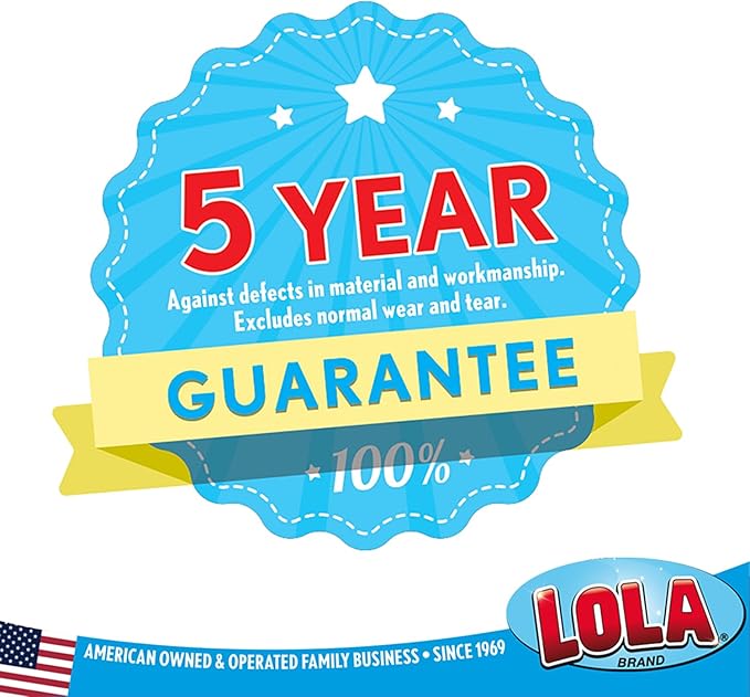 LOLA Classic Toilet Brush w/Under-The-Rim Scrubber, 24 Pack, Deep Cleans The Entire Toilet Bowl, Non-Slip Handle w/Rubber Comfort Grip