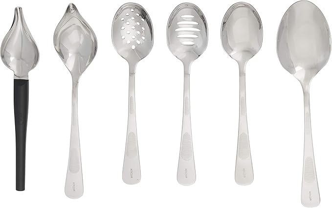Mercer Culinary 7 Piece Plating Spoons II Set