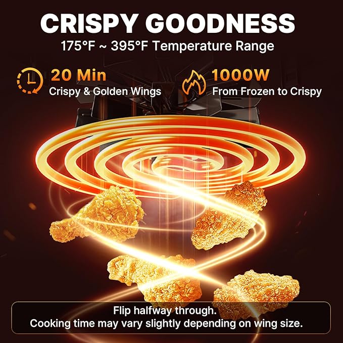 Compact Air Fryer Small, 2.1QT, 4-in-1 Small Mini Airfryer Compact, Bake, Roast, Reheat, 98% Less Oil, Adjustable Temperature & Timer, Quiet, Nonstick & Dishwasher Safe Basket, BPA-Free, Black