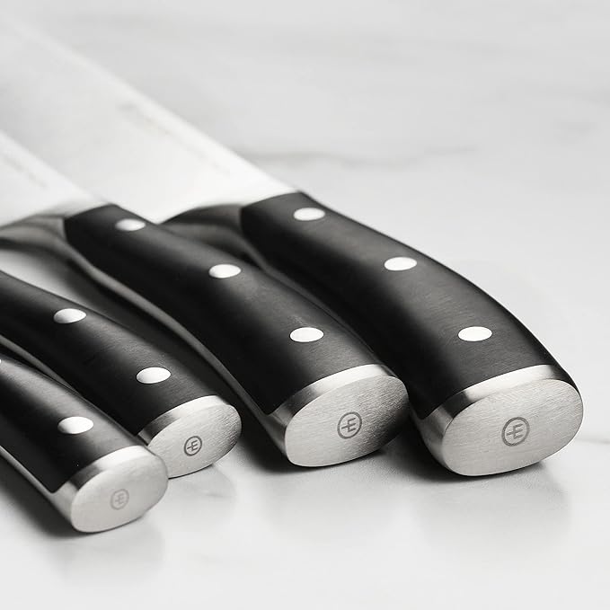 Wusthof Classic Ikon 10 Piece Knife Set with Walnut Block