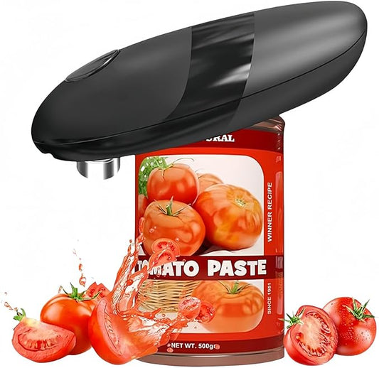 Electric Can Opener for Seniors with Arthritis, Countertop Electric Can Openers for Smooth Edge Cutting,Hands Free Automatic Can Openers for Almost Size Cans