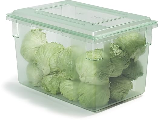Carlisle FoodService Products 10627C09 StorPlus Color-Coded Food Box Storage Container Lid Only, 26" x 18", Green (Pack of 6)