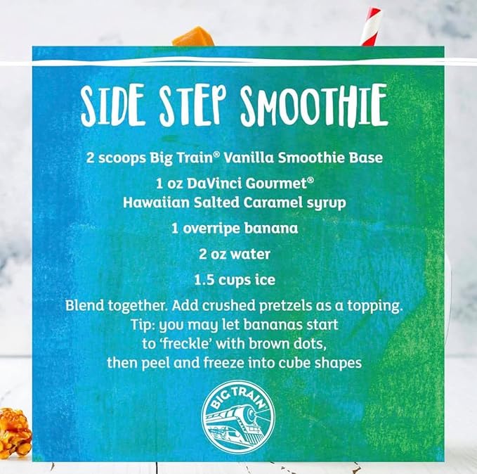 Big Train Vanilla Smoothie Blended Crème Beverage Mix, 3.5 Pound (Pack of 1)
