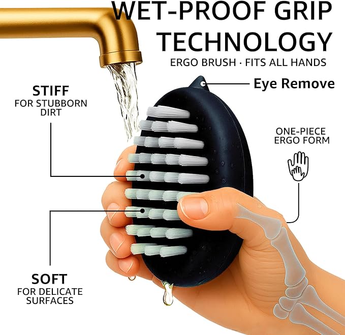 Heavy-Duty Vegetable Brush – Deep-Clean, Dual-Texture (2-Pack)