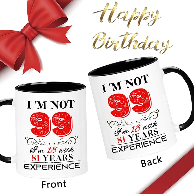 1926 99th Birthday Mug for Women Men, Turning 99 Year Old Birthday Gifts for Mom, Dad, Grandma, Grandpa, Wife, Husband, Uncle, Aunt, Sister, Best Friends, Coworkers, Her, Him, 11oz Coffee Cup