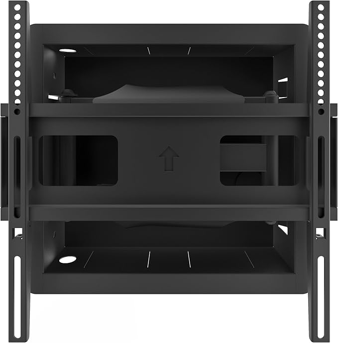 Kanto R300 Recessed In-Wall Full Motion Articulating TV Mount for 32-inch to 55-inch TVs | Ultra Low Profile | Swivel and Tilt Capable | Cable Management for Clean Setup | Black