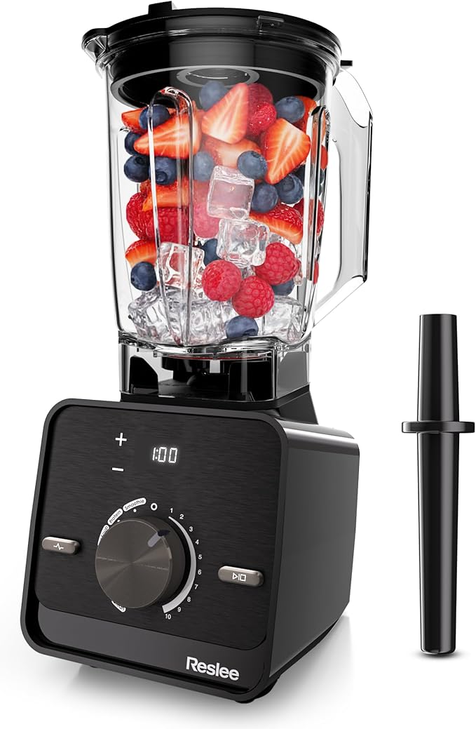Blender for Kitchen,30000RPM Professional Blenders for Smoothies with 56oz Tritan™ Container,10-Speed Settings & 6 Preset Menus for Smoothies/Protein Shake/Hot Soup/NutButter/Ice Crush/Clean(H 16.57")