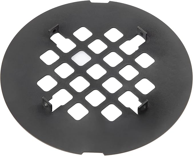 Artiwell 4-1/4” OD Snap-in Shower Drain Cover, Round Shower Drain Strainer Grid, Replacement Cover, Designed for Long-Lasting