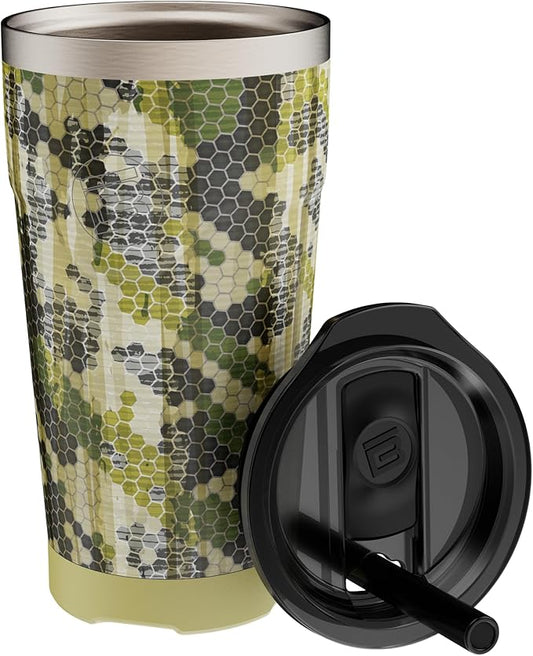 BOTE MagnePod Drinkware Insulated Drink Tumbler includes Lid with Straw Magnetically attaches to Compatible SUPs Kayaks Floats Hangouts 20 oz Multiple Colors