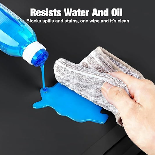 Under Sink Mat 25" X 19", Waterproof Silicone Under Sink Mats for Kitchen, Anti-Leak Shelf Liner & Cabinet Protector with Raised Edge, [BPA Free] Bathroom Tray Home Organizer, Black